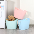 Large Capacity Candy Color Bathroom dirty clothes Basket